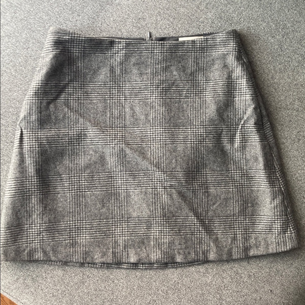 Wilfred aritzia plaid a line skirt